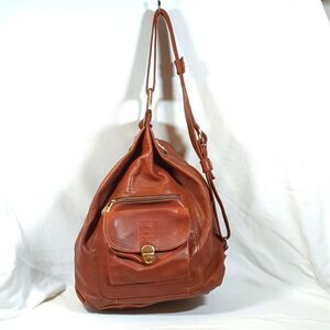 Unique Vintage Marco Valentino Leather Dual Side Zip Shoulder / Sling Bag